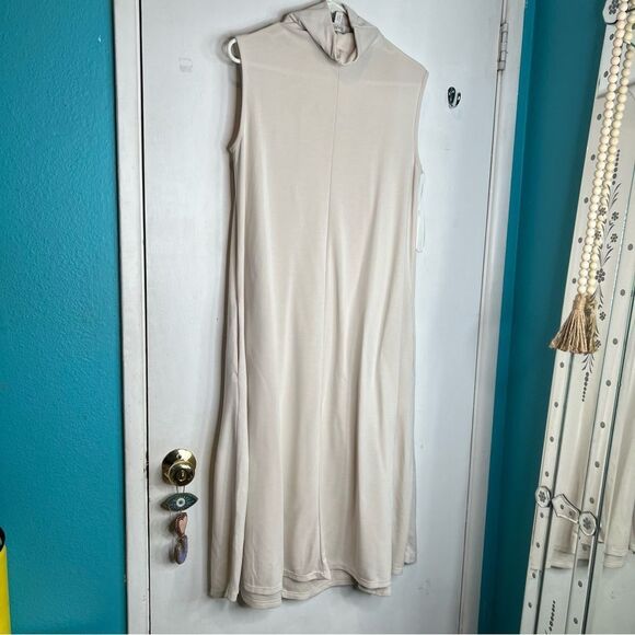 Max Mara leisure turtle neck sleeveless midi length dress - Picture 1 of 8